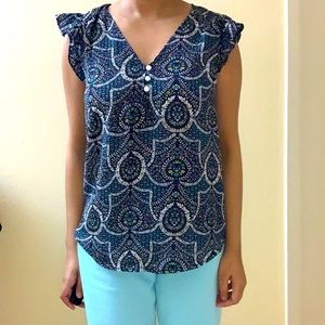 Loft outlet sleeveless blouse